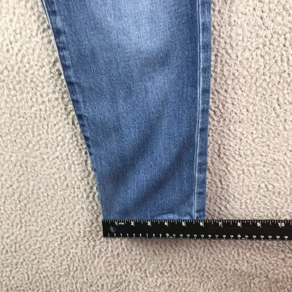 TALBOTS Signature Womens 8/29 PETITE Mid Rise Medium Wash Denim Ankle Jeans - Picture 12 of 14